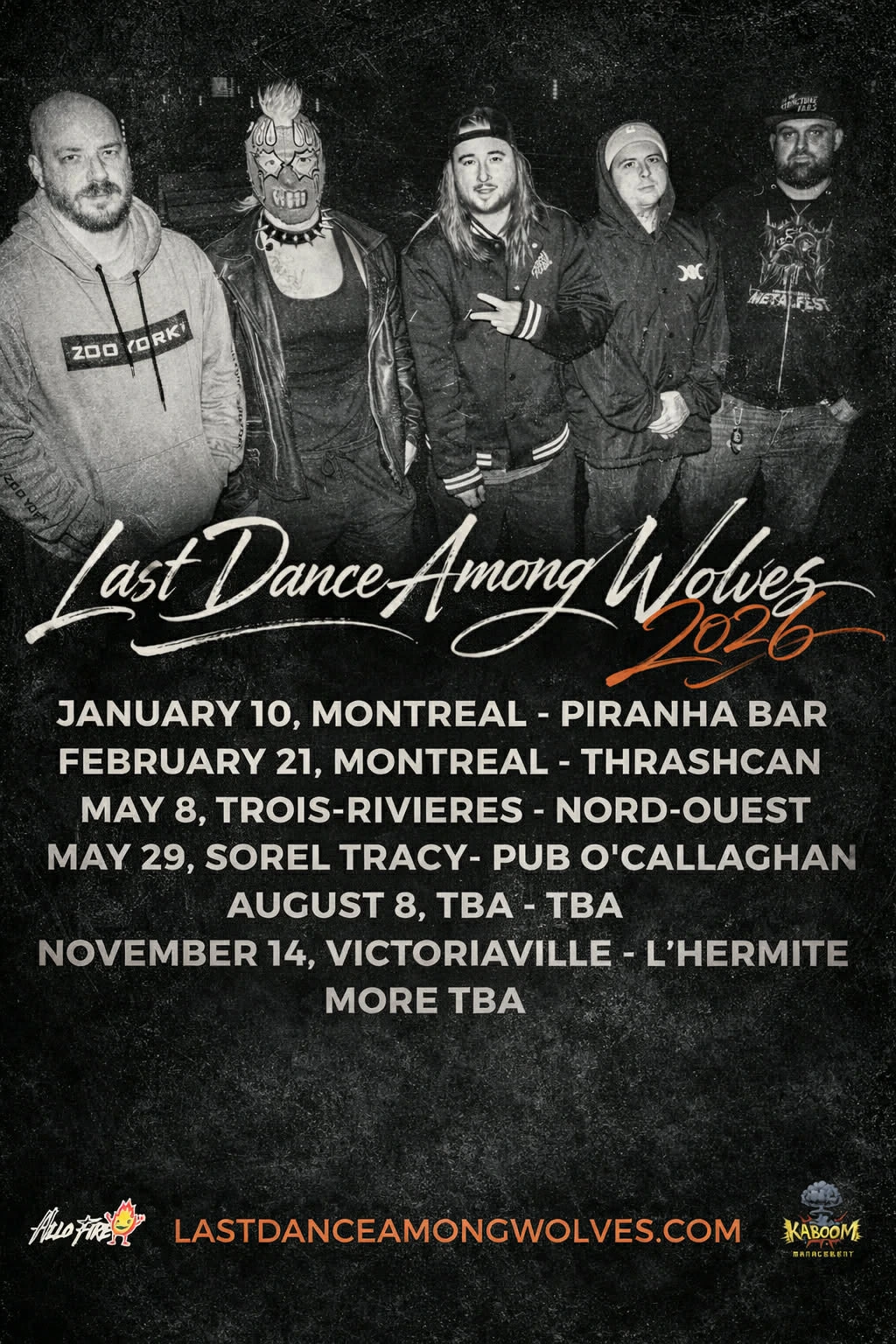 Upcoming Shows Dates 1